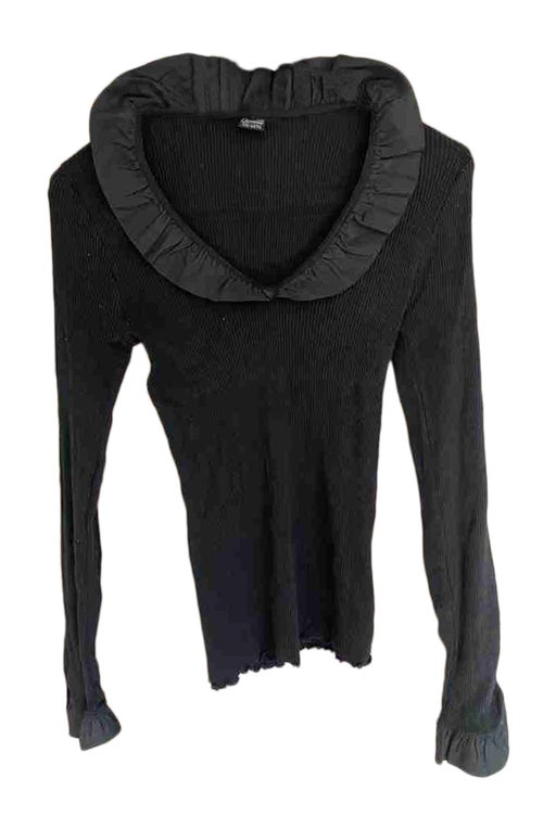 Wool and silk top