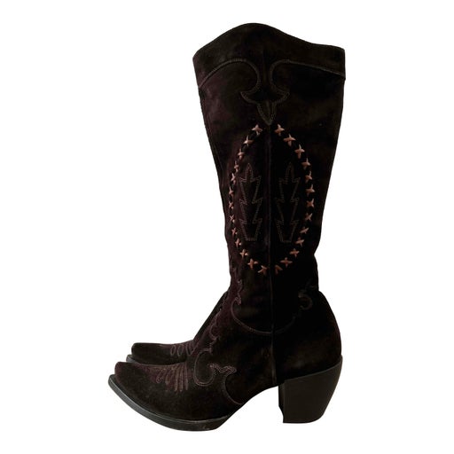 Santiags en cuir