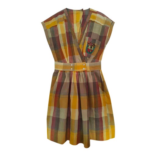 Robe portefeuille en coton