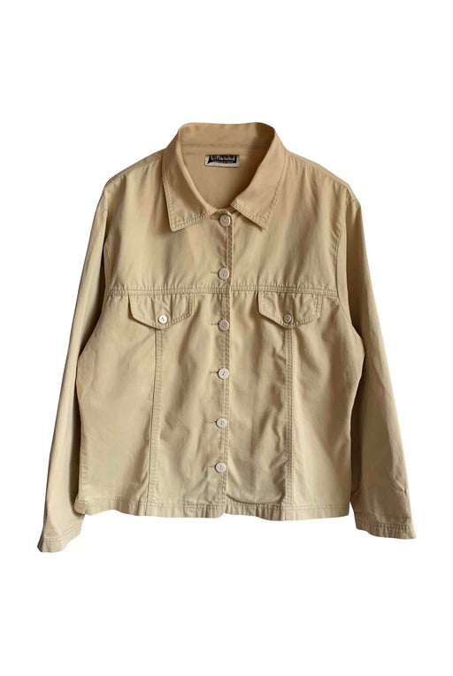 Veste beige en coton