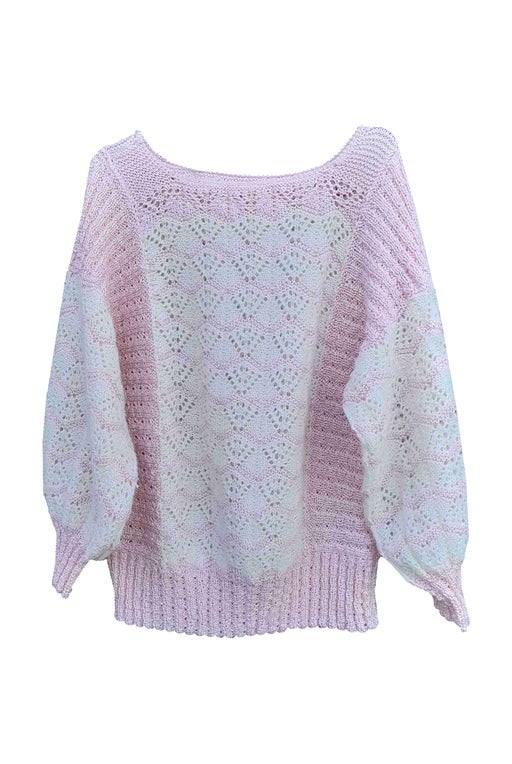 Mohair and cotton sweater