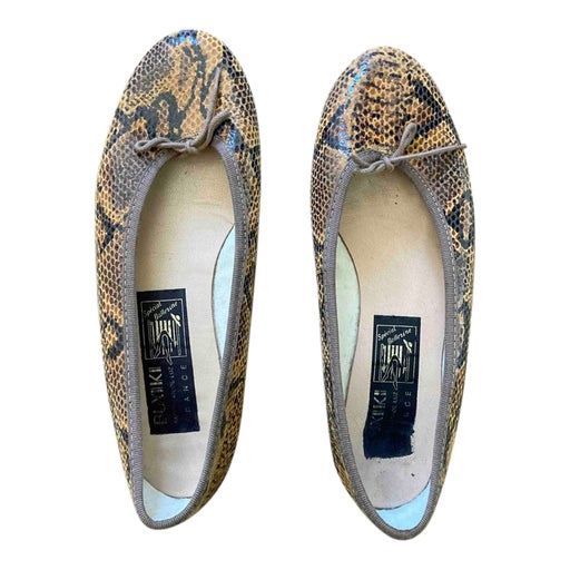 Ballerines en cuir