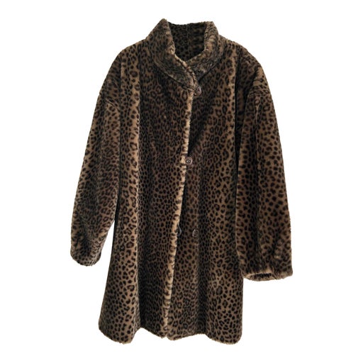 Faux fur coat