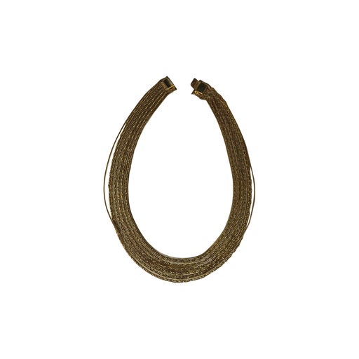 Collier en métal doré