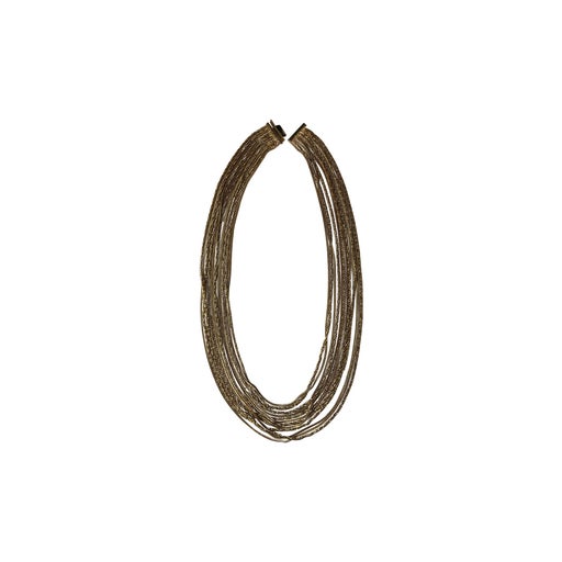 Collier en métal doré