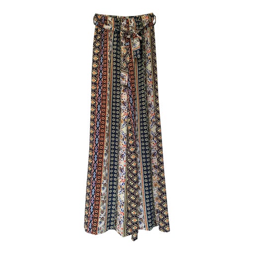 Pantalon à fleurs