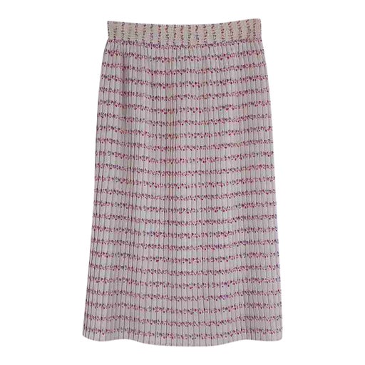 Floral pleated skirt