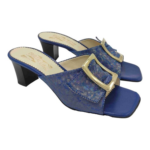 Mules en cuir