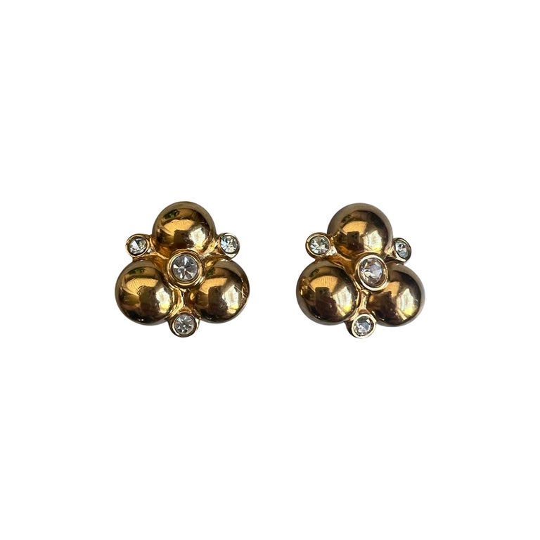 Boucles d’oreilles clip Yves Saint Laurent