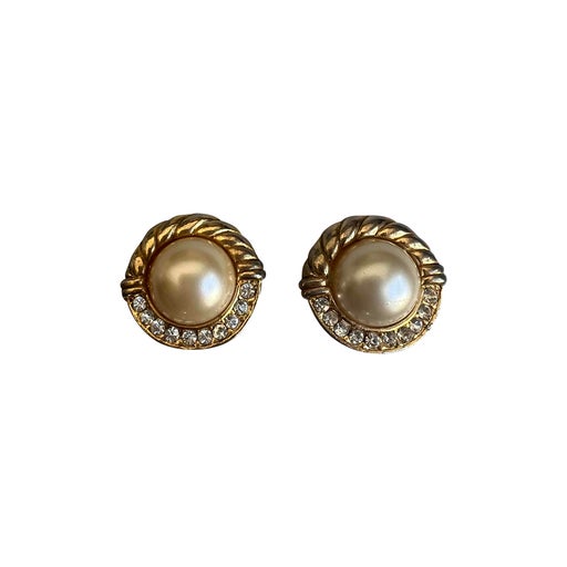 Boucles d’oreilles clip perles