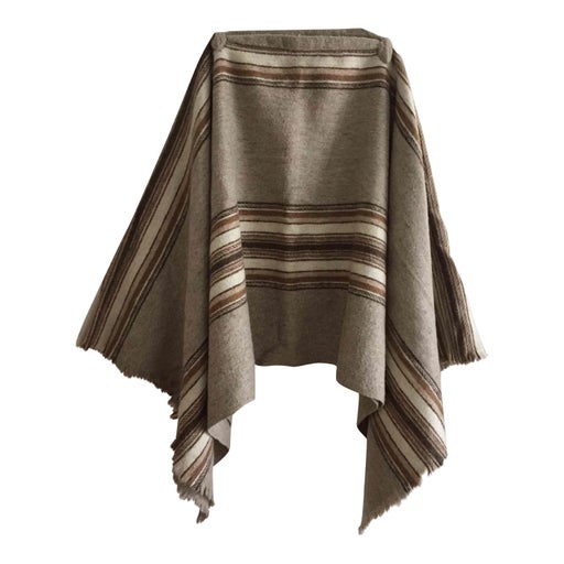 Poncho en laine