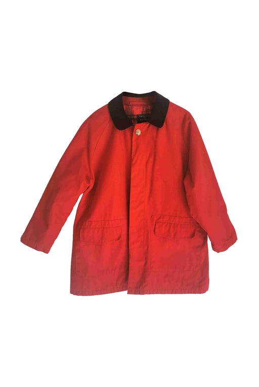 Red overcoat jacket