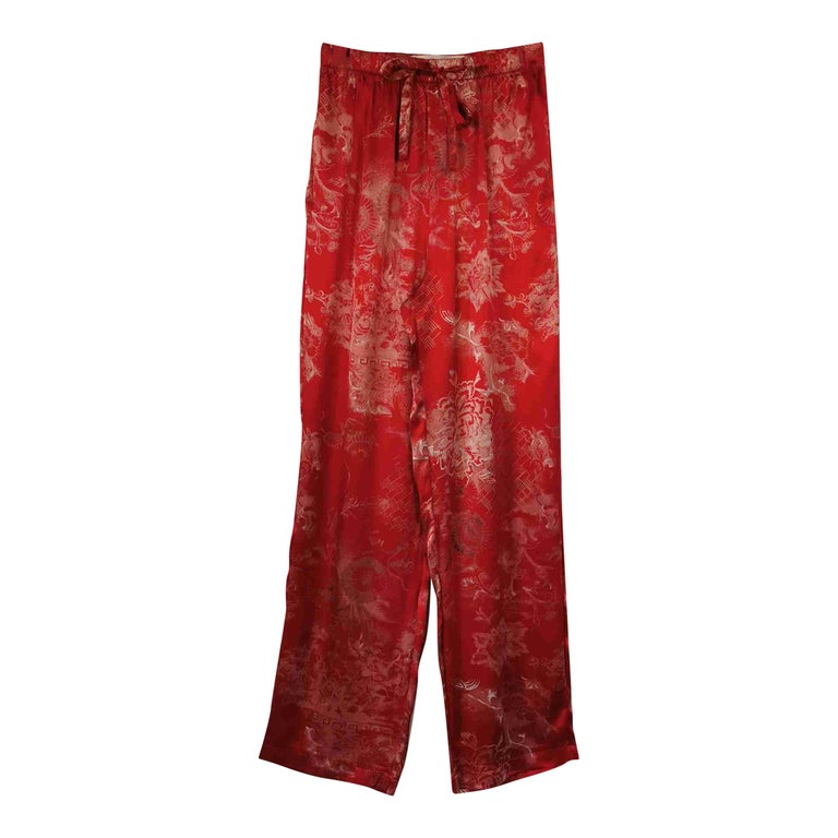 Pantalon en satin