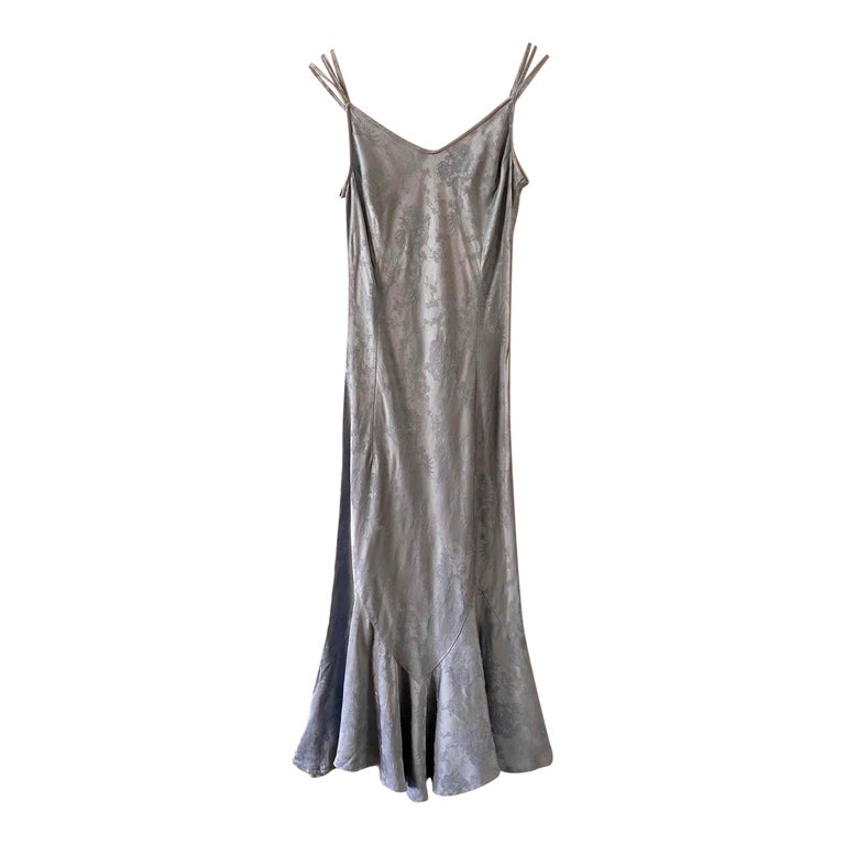 Robe asiatique damassée