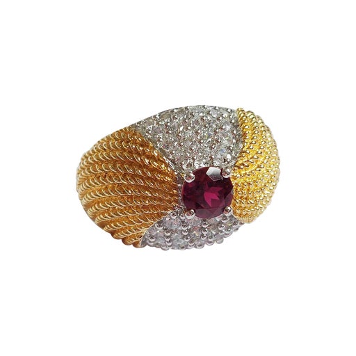 Bague cocktail 90's