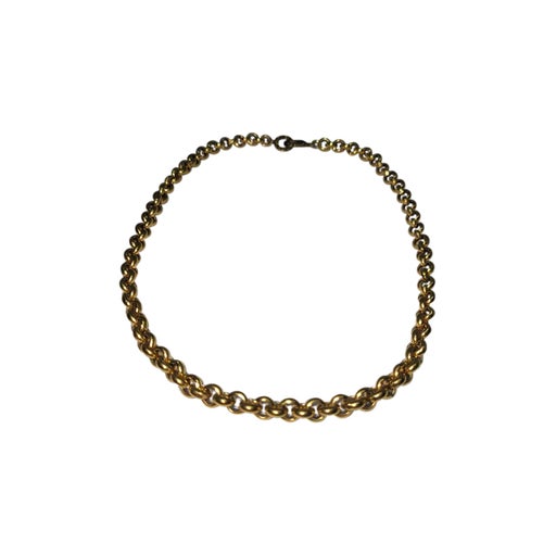 Collier en métal doré