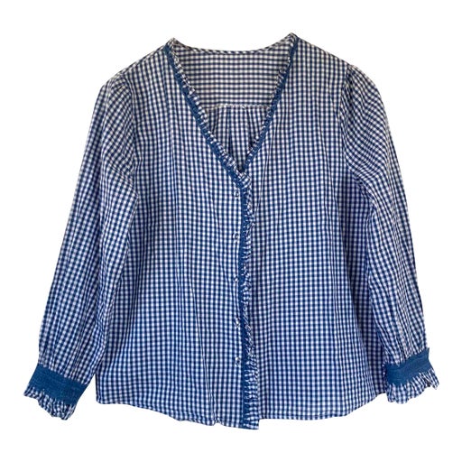 Austrian gingham blouse