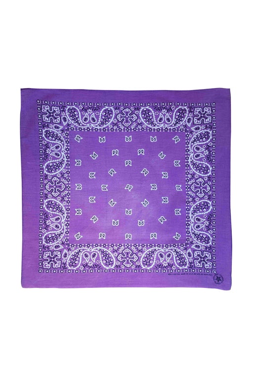 Purple cotton bandana