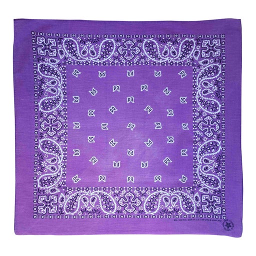 Purple cotton bandana