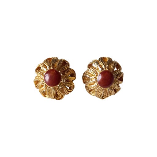 Boucles d'oreilles en métal doré