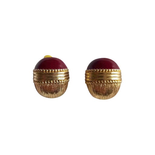 Boucles d'oreilles en métal doré