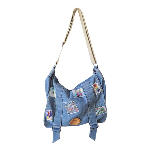 Sac besace en jean