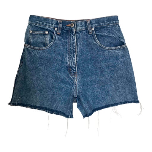 High waist denim shorts
