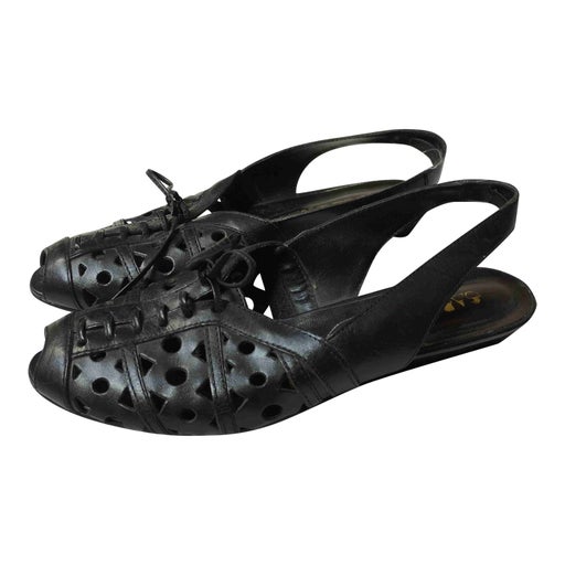 Sandales en cuir