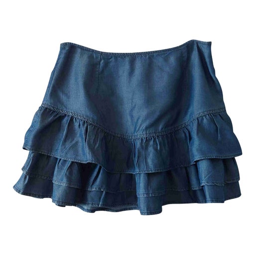 Ruffled mini skirt