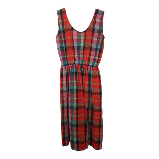 Madras cotton dress