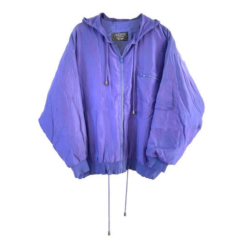Silk bomber jacket