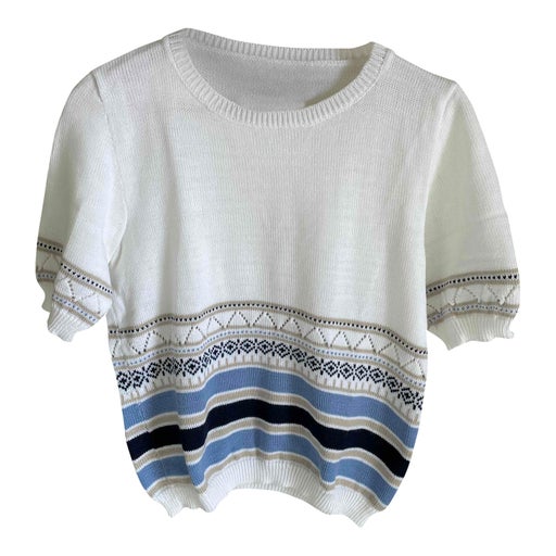 Jacquard knit top