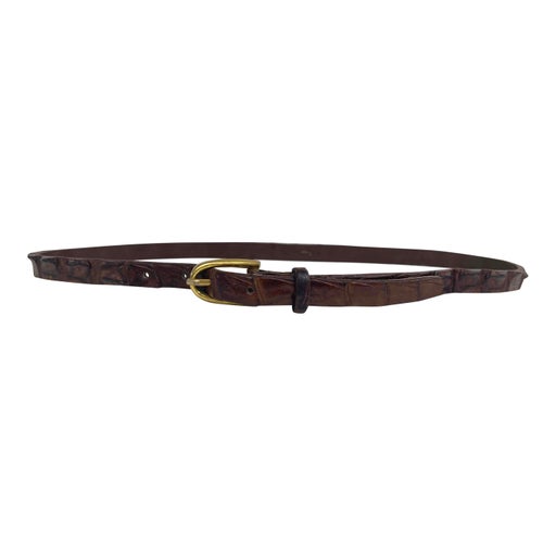 Ceinture en cuir exotique