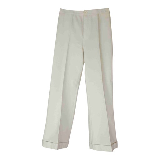 Pantalon flare blanc