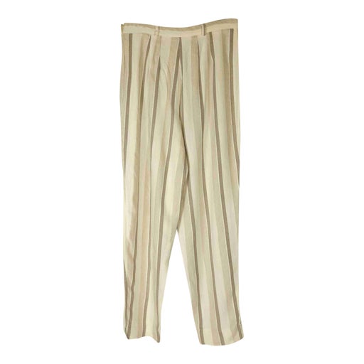 Pantalon en lin et coton