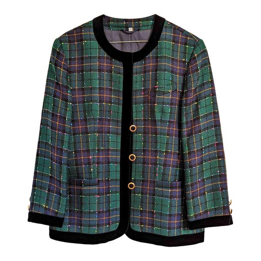 Checked jacket