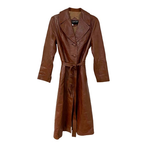 Trench en cuir