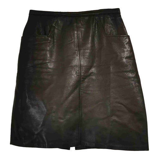 Jupe en cuir