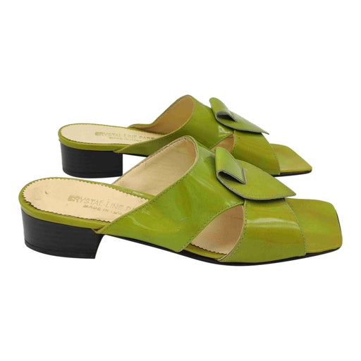 Mules en cuir