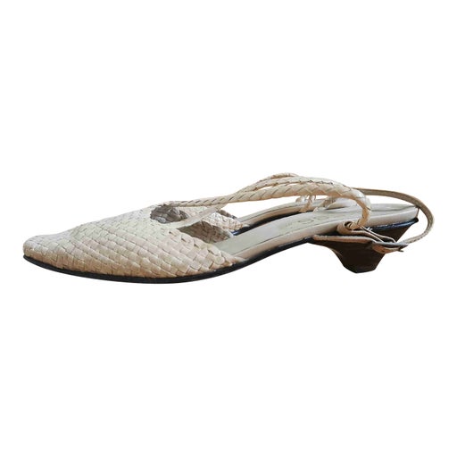 Sandales tressée en cuir