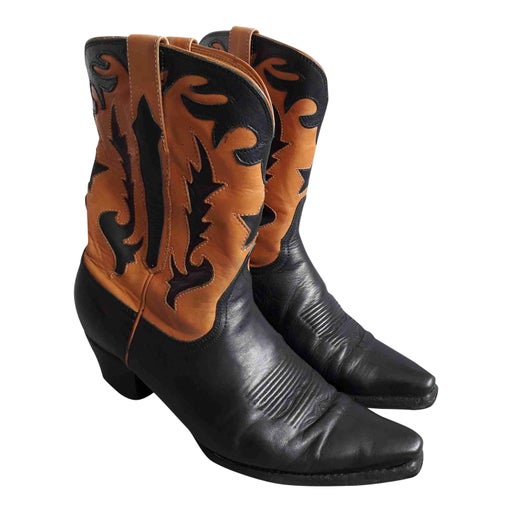 Santiags en cuir