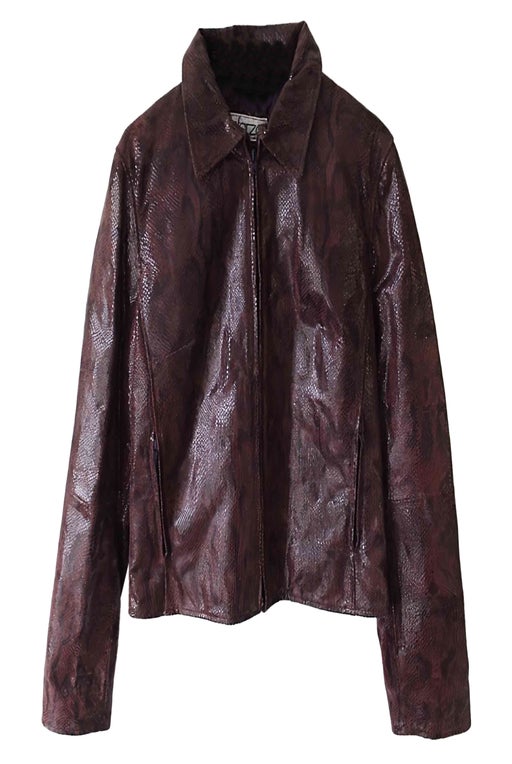 Exotic leather jacket