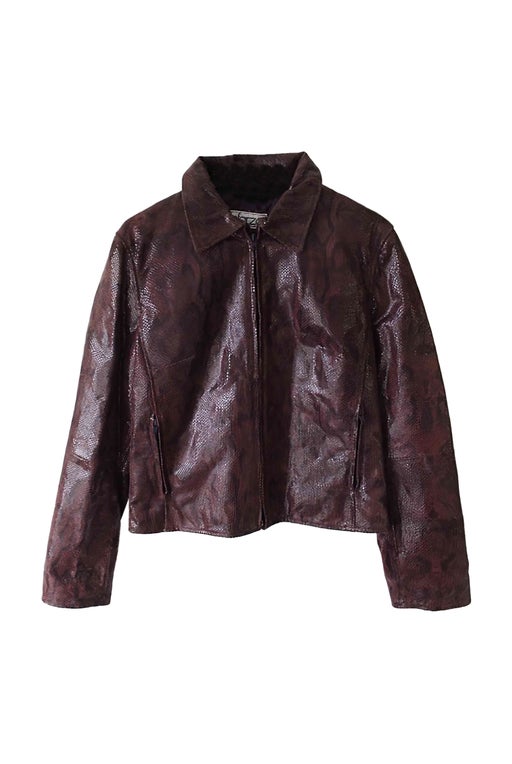 Exotic leather jacket