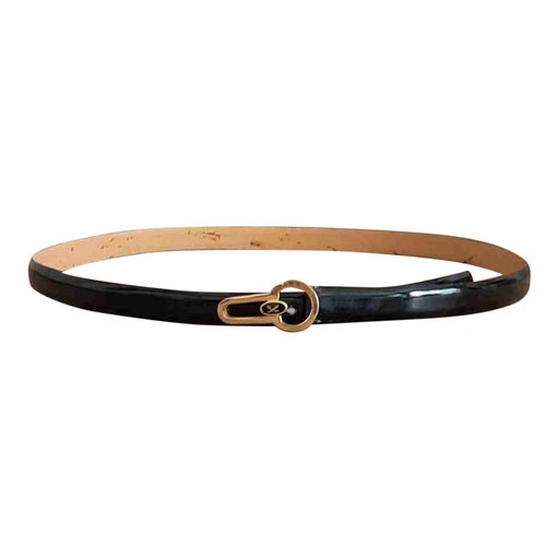 Ceinture en cuir verni