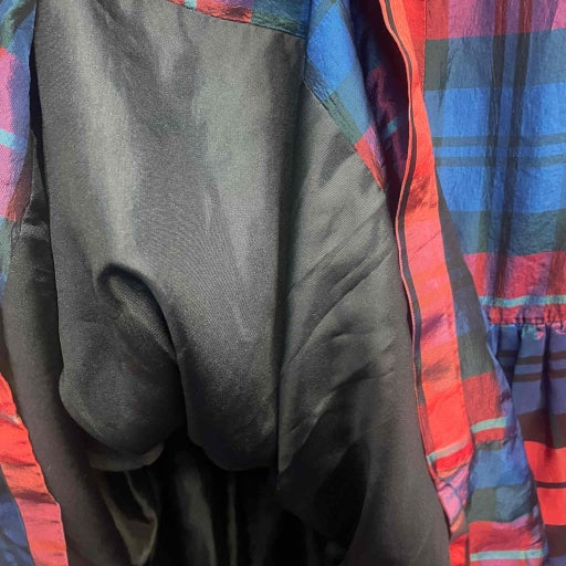 Iridescent tartan dress