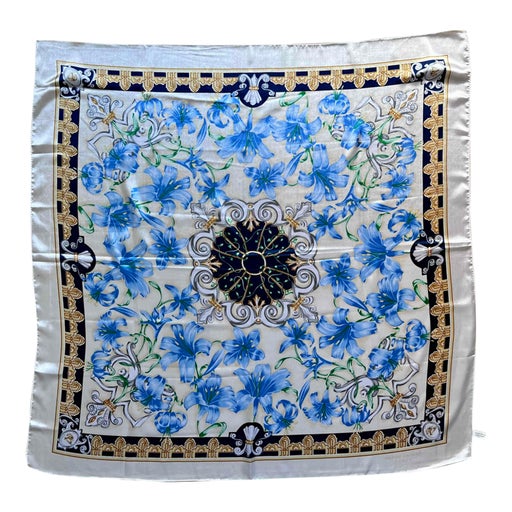 Pierre Balmain satin scarf