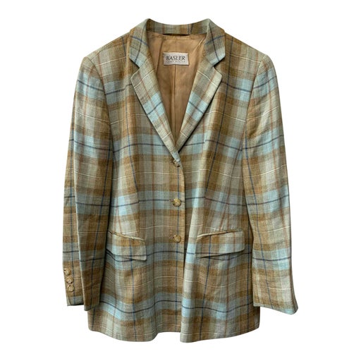 Checked blazer