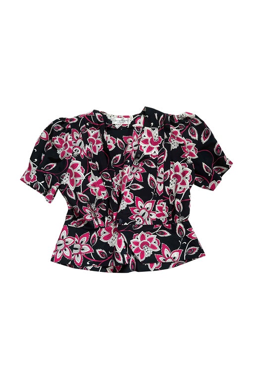 Blouse à fleurs