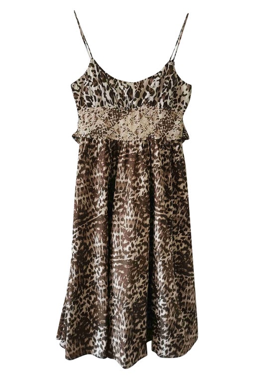 Cotton leopard dress