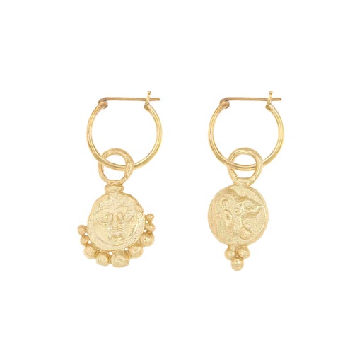 Cleopatra's Bling Hoop Earrings
